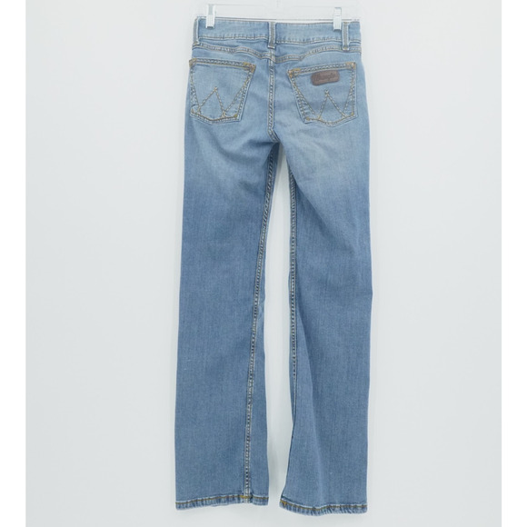 Wrangler Jeans Juniors 3X32 Blue Denim Light Wash Bootcut Cowgirl Western Y2K‎ - Picture 1 of 12